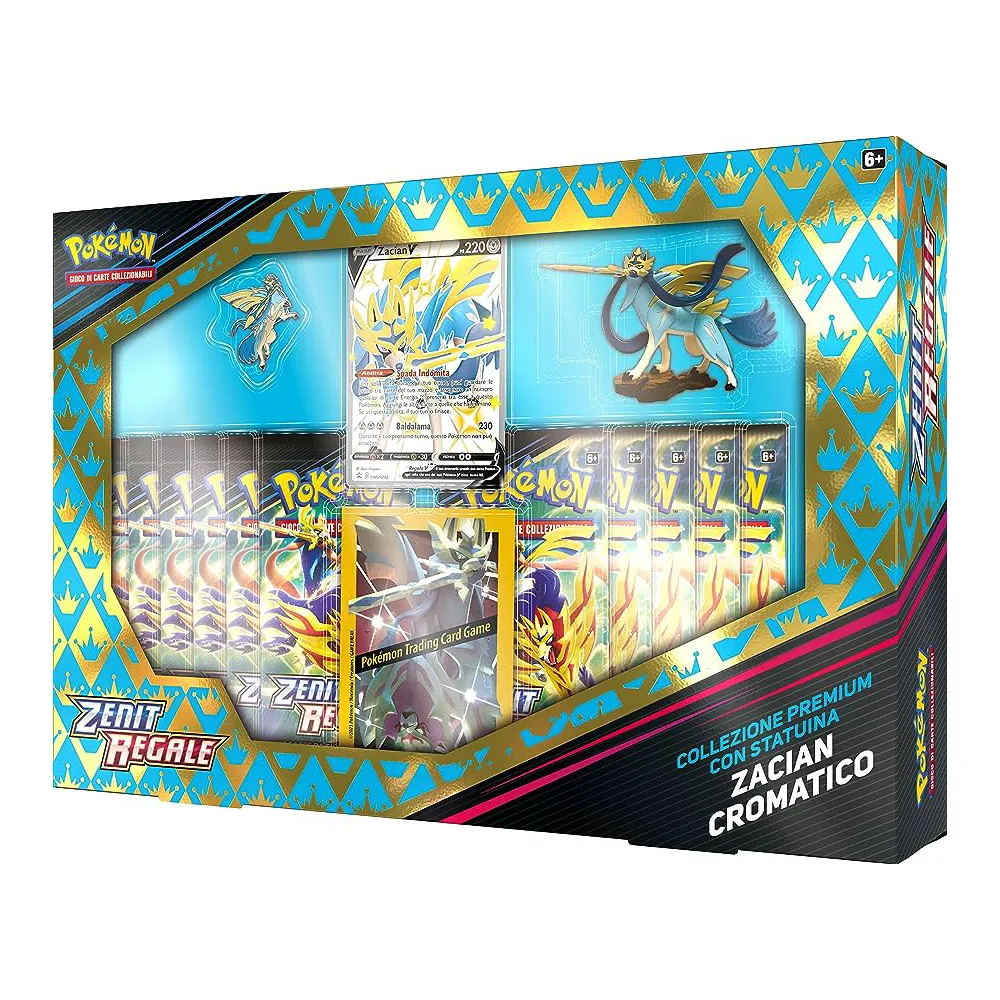 Pokémon TCG – Zenit Regale – Collezione Zacian con Statuina - ITA